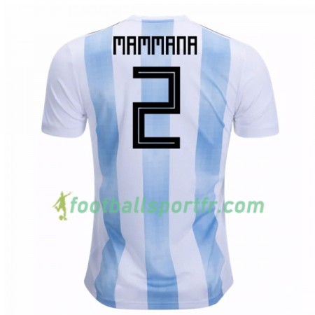 Tenue Argentine Mammana 2 Domicile Coupe du monde 2018 Maillot de Foot